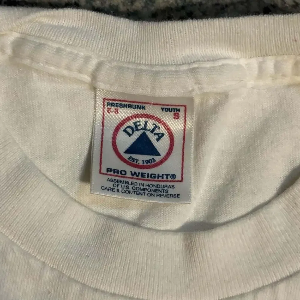 Delta Huntington Gymnastics Center Youth S White T-Shirt